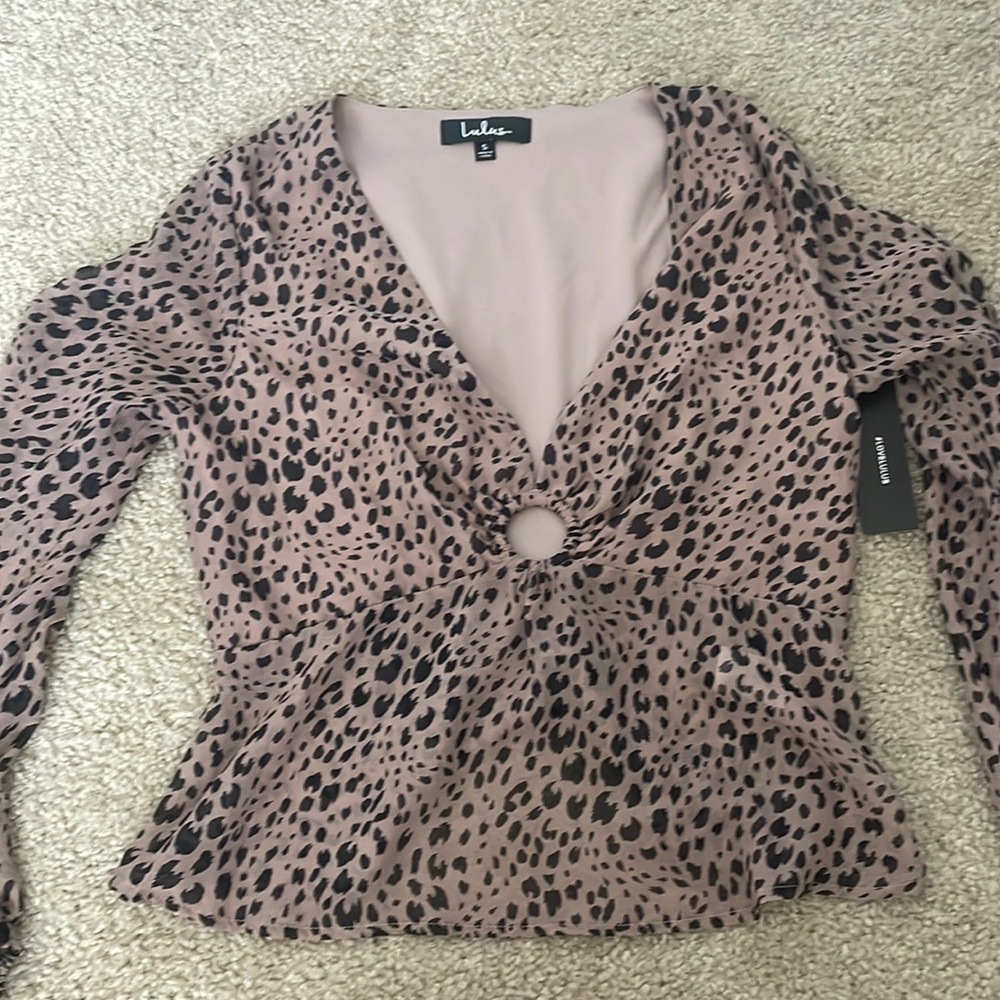 Lulus animal print top